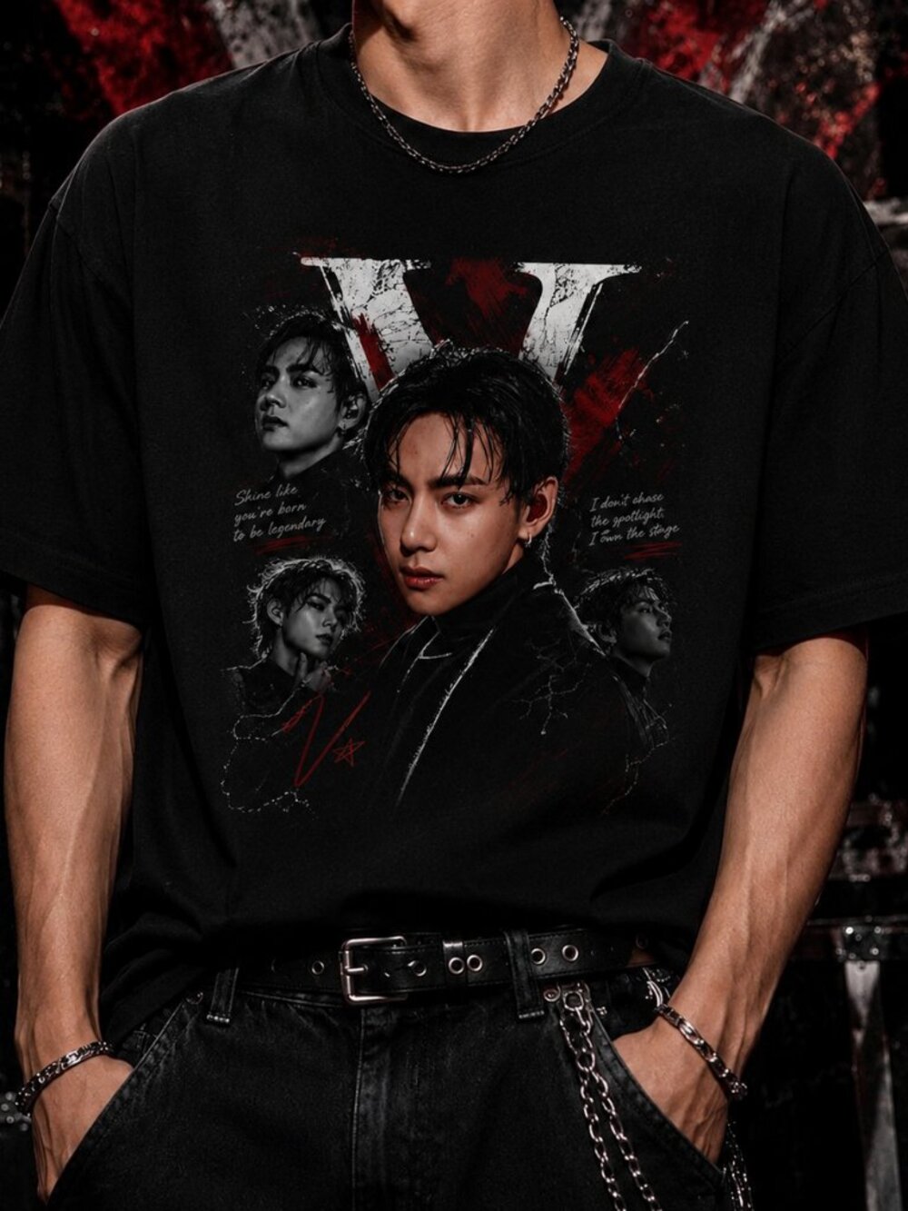 Kim Taehyung shirt,Golden Era Inspired Shirt,Idol Graphic T Shirt